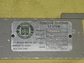 TSD025 AKO TORQUE SPECIALITIES Calibration Arm Calibrator