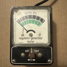 Allstate D-3599p-1 Vintage 6 And 12 Vdc Regulator-generator Tester D3180p-1 Made In The Usa