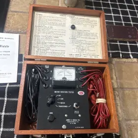 800060 BIDDLE Motor Phase Rotation Tester Cat