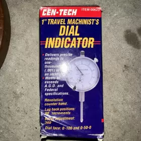 00623 CEN-TECH Box Dial Indicator