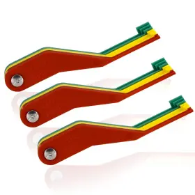 Ditkok 55029 3 Pack 9-piece Brake Pad Thickness Gauge Set Measure Tool For Plastic 3pcs