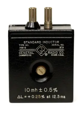 General Radio 1481-d 10mh Standard Inductor 1481d Genrad