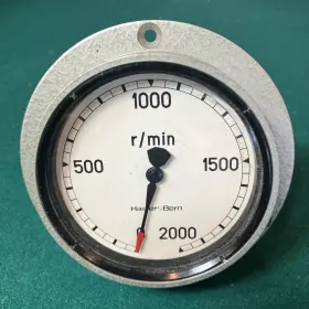 Hasler Ag Bern A21-38949 Tachometer Rpm Speed Indicator Swiss Made
