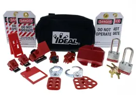44-971 IDEAL INDUSTRIES Standard Lockout Tagout Set