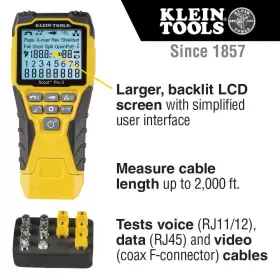 VDV501851 KLEIN TOOLS Cable Tester Scout Pro Ethernet Data #2