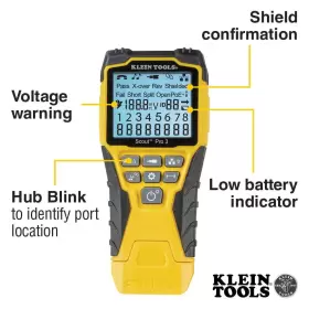 VDV501851 KLEIN TOOLS Cable Tester Scout Pro Ethernet Data #3