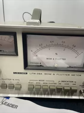 LFM-39A LEADER Flutter Meter Clean Manual Cables #3
