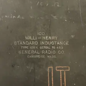 106J MILLI HENRY General Radio Standard Inductance #2