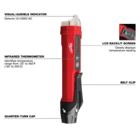 2225-20 MILWAUKEE Contact Voltage Detector Laser Infrared #3
