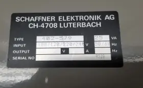 CH-4708 SCHAFFNER Elektronik Ag Esd Simulator #2