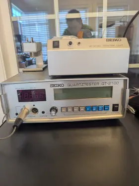 Seiko Qt-2100 Rare Vintage Quartz Tester With Printer Unit Working Tested