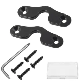 Supuse Zybj005 Upgrade Aluminum Alloy Sun Visor Repair Kit Heavy Duty Mounting Clips