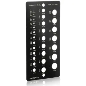 Synhhergyx 720461 1 Niqcaprb Drill Bit Gauge Size Guide Stainless Steel Gauges For 1/16 Inch To