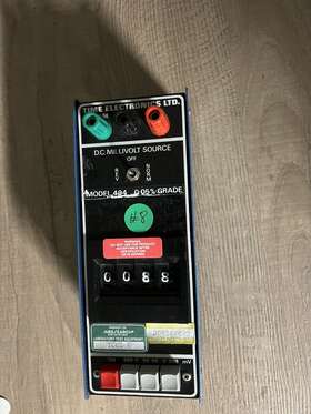 404S TIME ELECTRONICS Mv Calibrator Millivolt