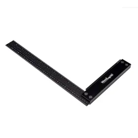 Woodraphic Wr-ms-12 Precision Square Ruler For Measuring And Marking - Aluminum Steel Framing Too