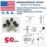 50pcs Tl431acl Tl431 Adjustable Precision Shunt Regulator To-92 Ic 2.5 - 36v. Fixed Price $9.10.