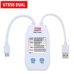 Uni-t Ut658dual Digital Usb Tester Power Capacity Volt Current Energy Detector. Fixed Price $20.38.