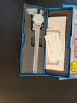 Vintage Cen-tech 6" Dial Caliper, Item # 5658, Stainless Steel, W/ Plastic Case. Fixed Price $22.95.