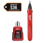 Milwaukee Gfci Receptacle Tester & Voltage Detector 2226-20 - New Sealed. Fixed Price $28.99.