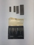 General Brand Adjustable Parallels Set (no. S-112-4) For Machinists. Fixed Price $44.00.