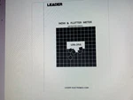 Leader Lfm-39a User Manual Digital. Fixed Price $5.99.