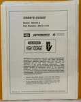 Hipotronics Inc. Pn: Ds11-1162 Model Number: Hd103-a User's Guide.. Fixed Price $49.99.