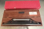 Starrett 98z-18 Machinists Level With Ground And Graduated Vial In Wood Case. Fixed Price $350.00.