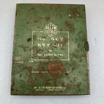 Vintage Allen Head No. 667 Hex Key Kit Metal Case Only. Machinist. Fixed Price $15.99.