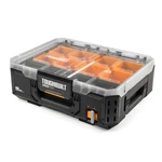 Toughbuilt Heavy Duty Storage Organizer Portable Tool Box Case, Stacktech, Black. Fixed Price $79.99.