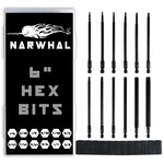 Allen Hex Bit Set 6 Inch Long Drill Bits Sae Sizes Tool Kit With Case 12 Pack. Fixed Price $26.85.