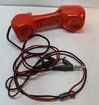 Vintage Harris Dracon Ts21 Lineman Test Butt Set Telephone Tester Orange Wired. Fixed Price $31.19.
