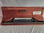 Starrett 98z-18 Machinists Level With Ground & Graduated Vial Wood Case 3 Vials. Fixed Price $529.00.